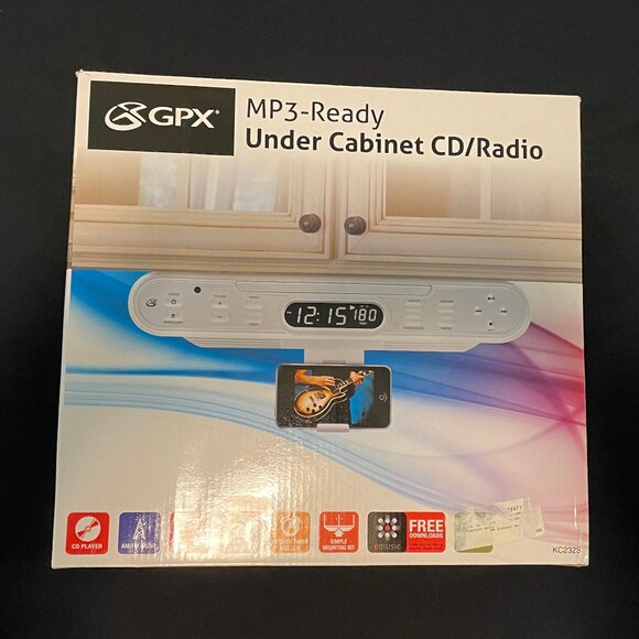 GPX MP3 - Ready Under Cabinet CD/Radio KC232S - Picture 2 of 5